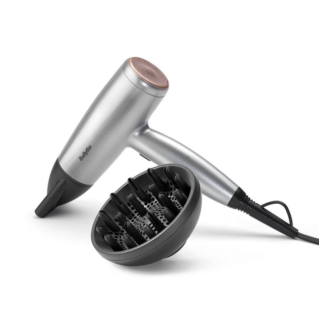 BaByliss Hair Dryer Cosmos D580DE 2100 W Satin Steel
