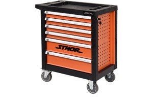 STHOR Tool Cart Metal 6-Drawer 58550
