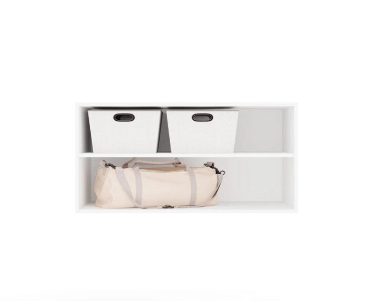 OPENO 100 WHITE Extension Unit – Modular Wardrobe Shelf  100 cm  for the Bedroom