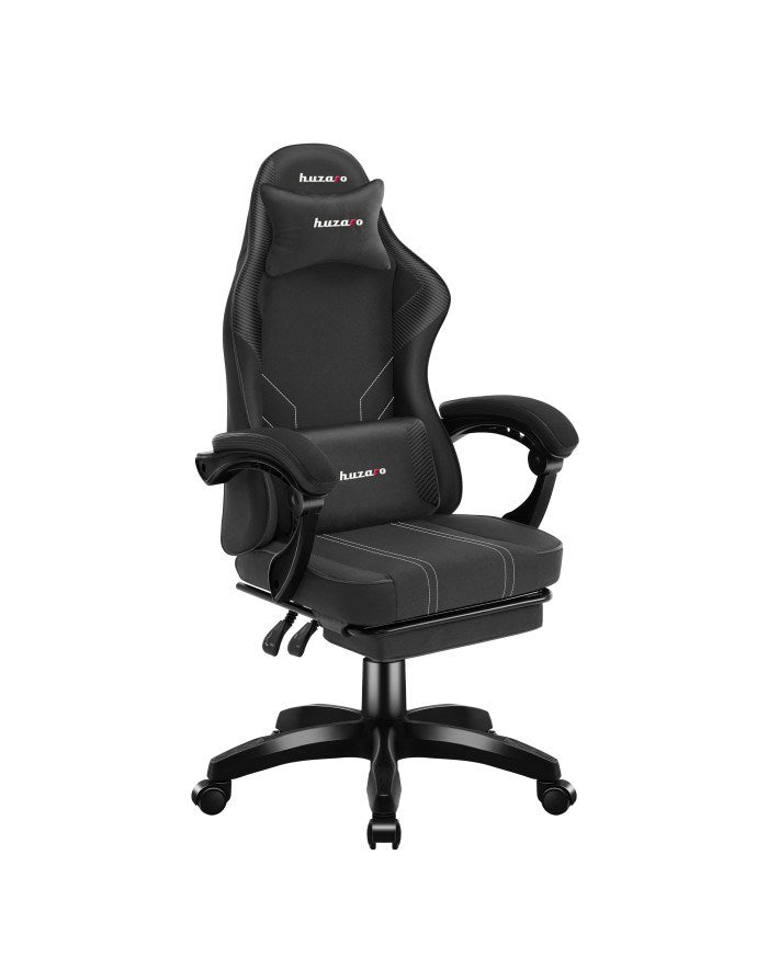 Huzaro Force 3.7 Gaming Chair Black Carbon - Ergonomic Design with LED Lighting