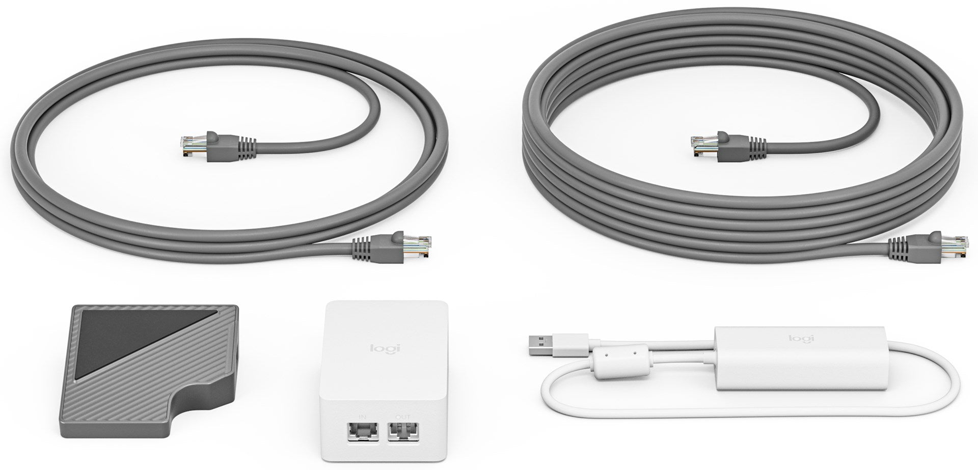 Logitech Cat5e Kit - Video Conferencing Accessory Kit - for Logitech Base Bundle, RoomMate + MeetUp + Tap IP (Logitech)