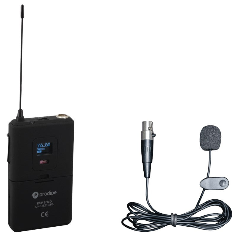 PRODIPE Wireless Lavalier Microphone 2000 g 200x400x200 mm Model PROUHFB210LAVALIERSOLO