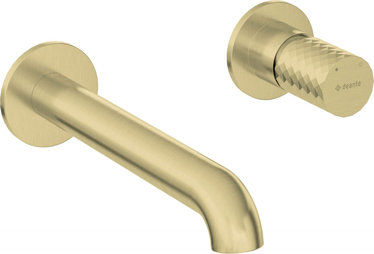 Deante Concealed Basin Faucet - Brushed Gold