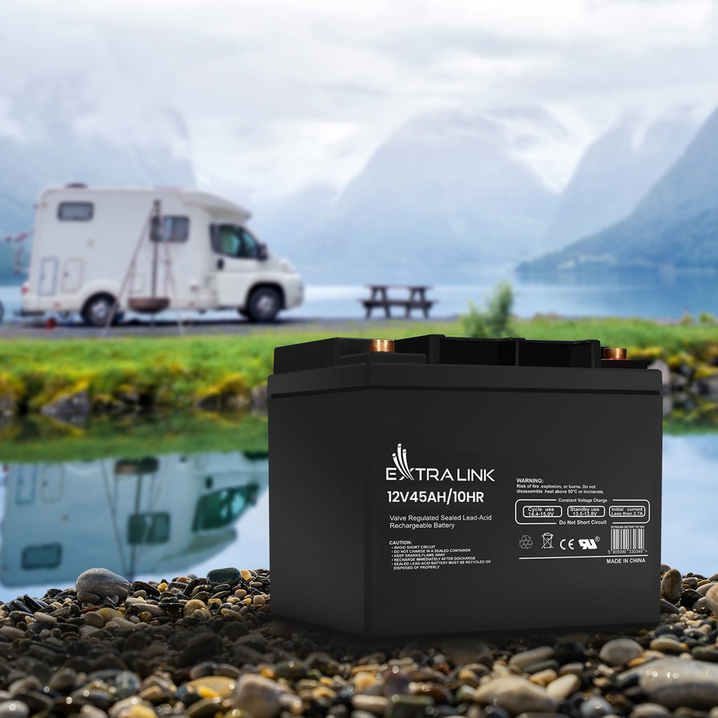 Extralink AGM Battery 12V 45Ah Maintenance-Free Model EX.18990
