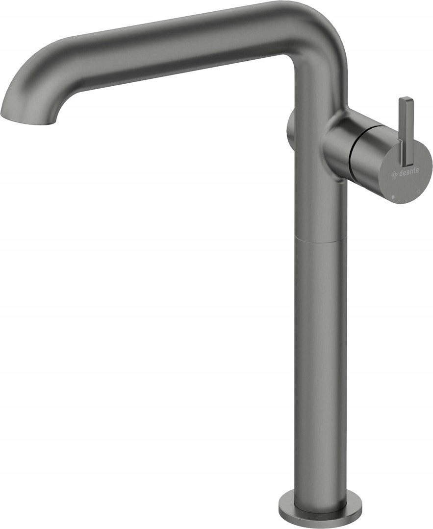 Deante Tall Basin Mixer Titanium BQS D24K