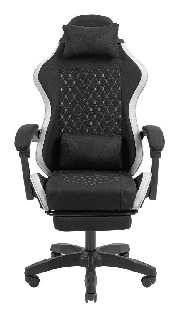 Mars Gaming MGC-X Fabric PC gaming chair Padded seat Black  White