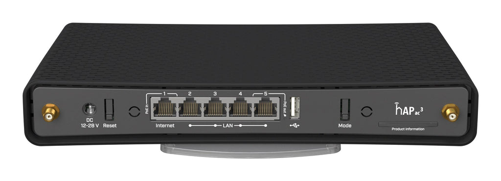 Mikredik hAP acü Wireless Router with 5-Port Switch - 1GbE - Wi-Fi 5 - RBD53IG-5HACD2HND