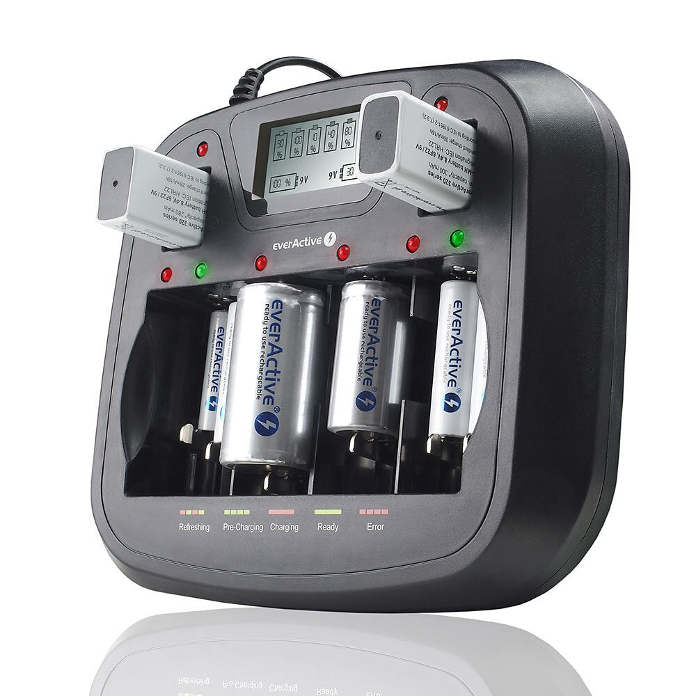 everActive NC-900U Charger Professional 8 Channel Universal