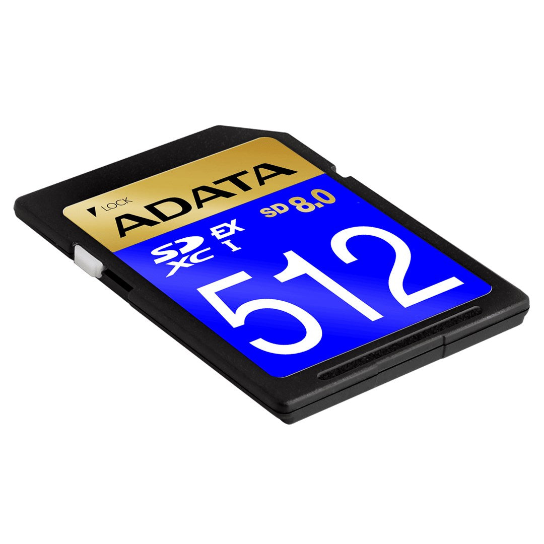 ADATA Premier Extreme SDXC Memory Card 512 GB UHS-I/U3 V30 SD512GEX3L2-C