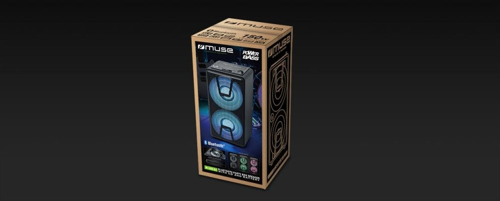 Muse M-1820 DJ portable stereo system 150 W Black MP3 playback