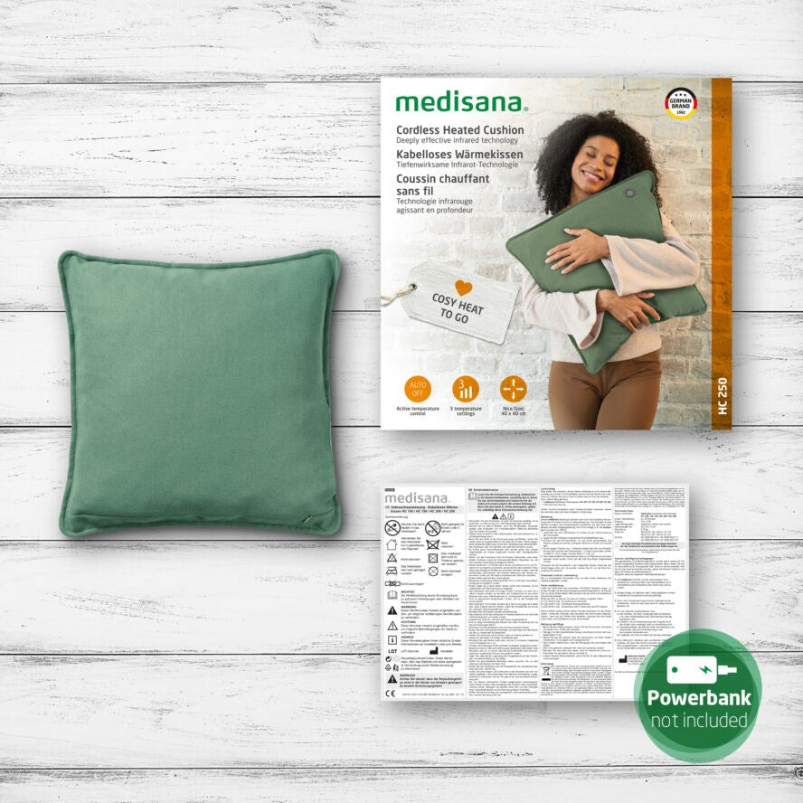 Medisana Heating Pad 10W Green 40x40cm