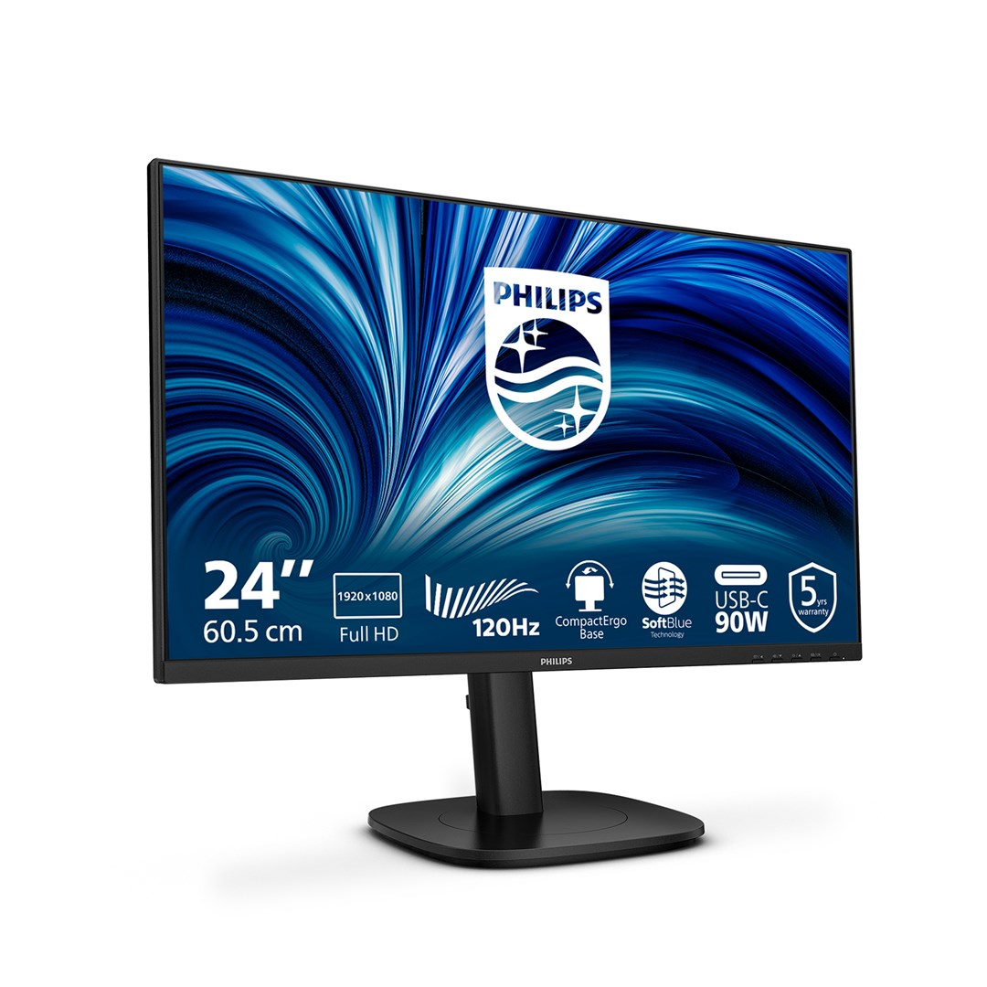 Philips Monitor 23.8  HDMI+DP+USB-C IPS
