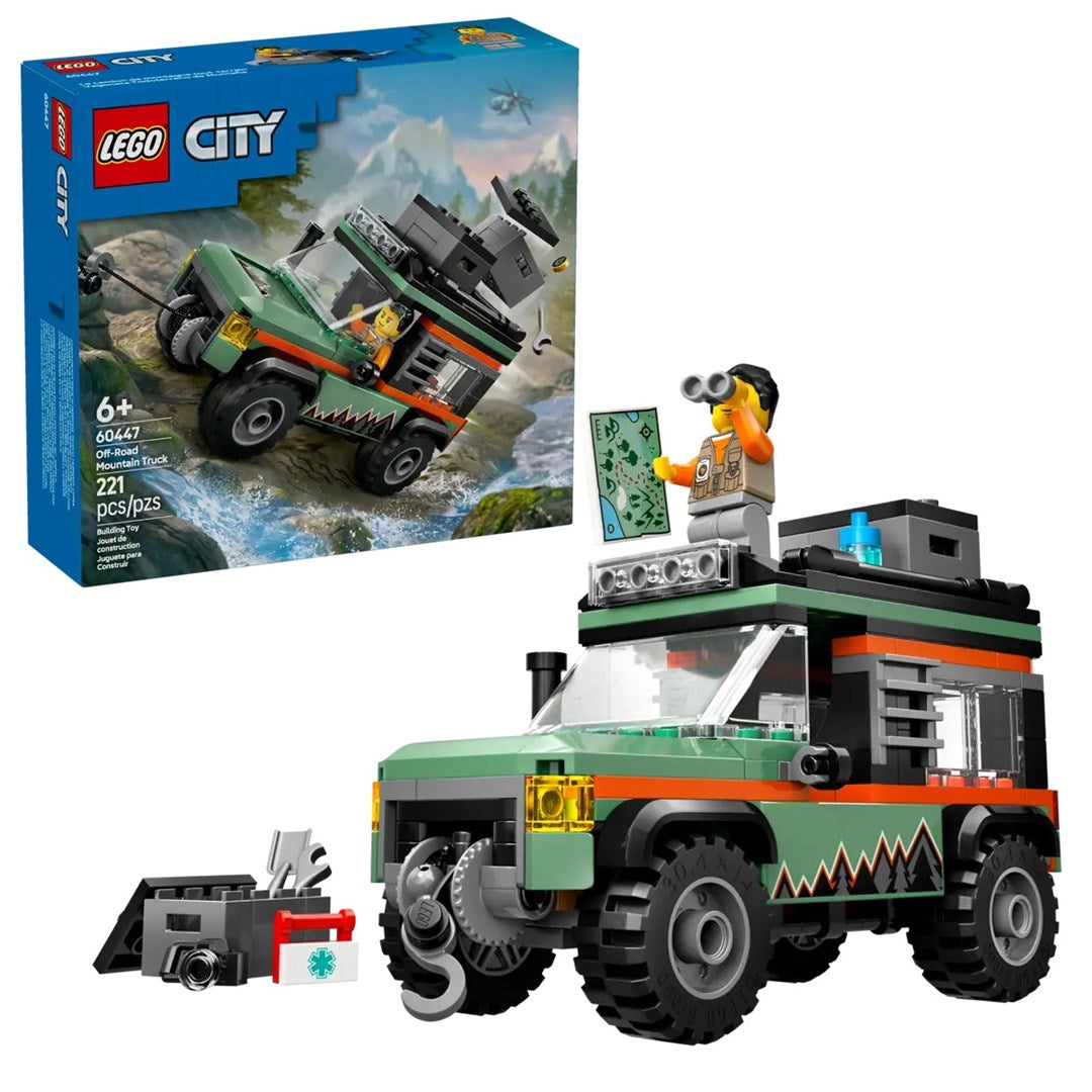 LEGO CITY Off-Road 4x4 Mountain Truck Building Toy 60447
