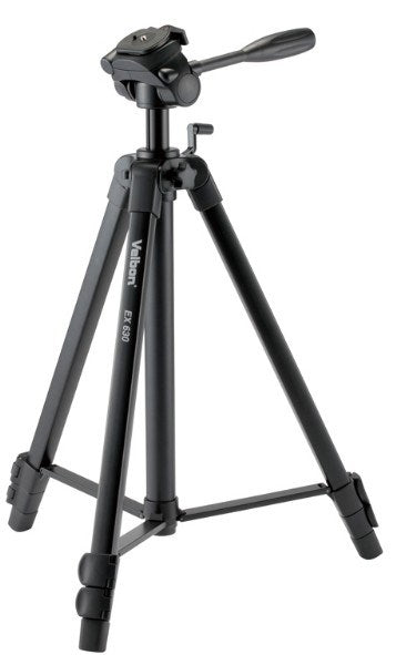 Velbon Tripod EX-630 Black 2150 g 5 kg Capacity Adjustable Height 100132