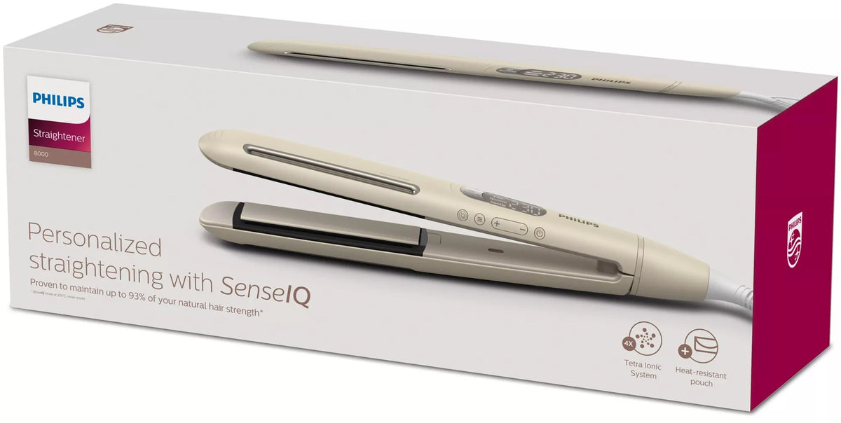 Philips Straightening Iron BHS838/00, 1800W Ceramic Heating, 230°C Max, 14 Heating Levels