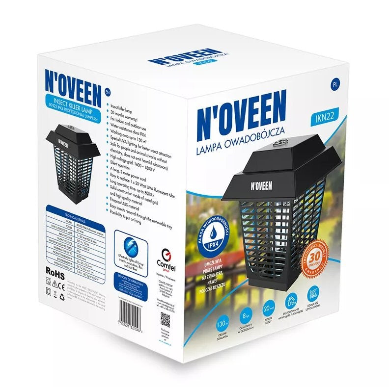 N'OVEEN Professional Insecticide Lamp 130 m² 22 W IPX4 Model IKN22