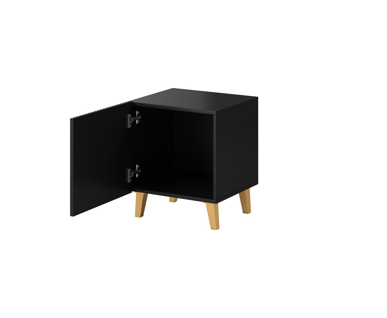 Cama PAFOS Bedside Table 2 pcs 45x40x51 cm Matte Black