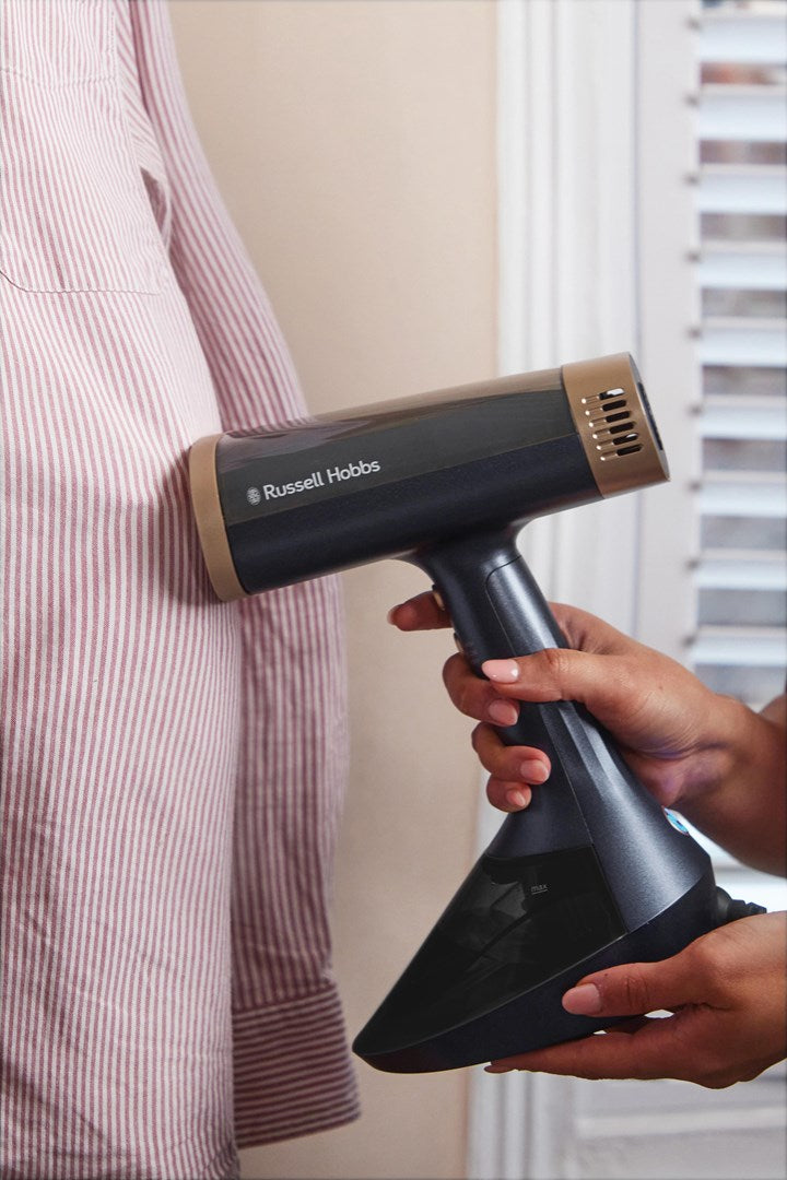 Russell Hobbs 28550-56 garment steamer Handheld garment steamer 0.2 L 1400 W Blue  Gold