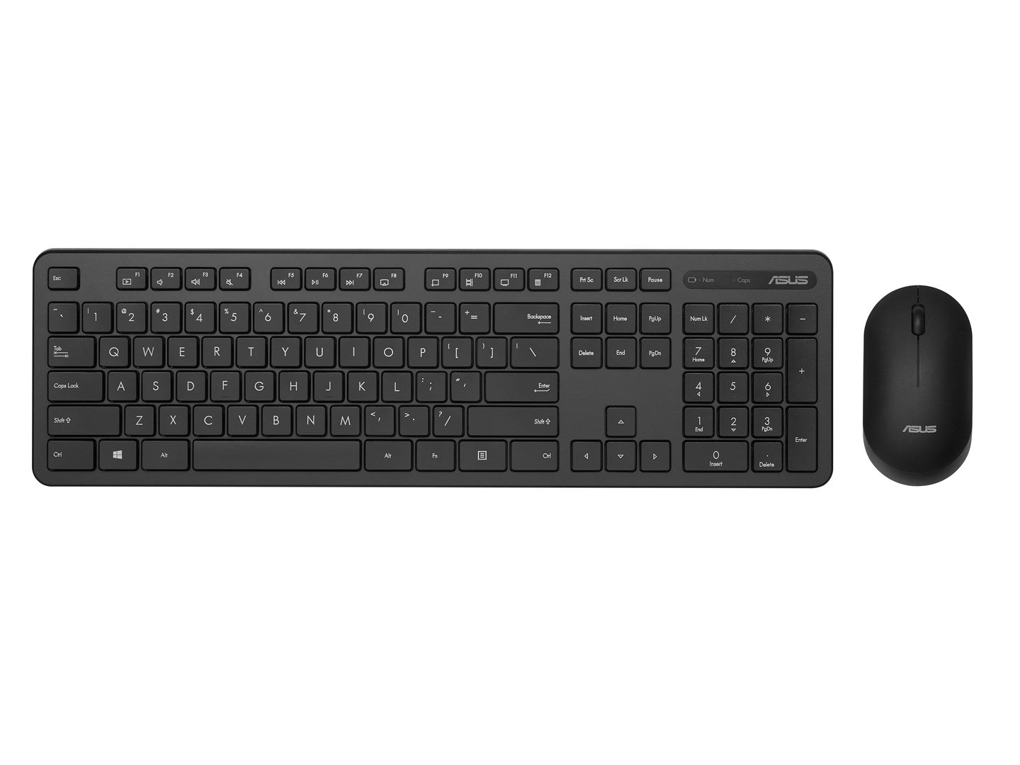 ASUS CW100 Wireless Keyboard with Mouse QWERTY US Black