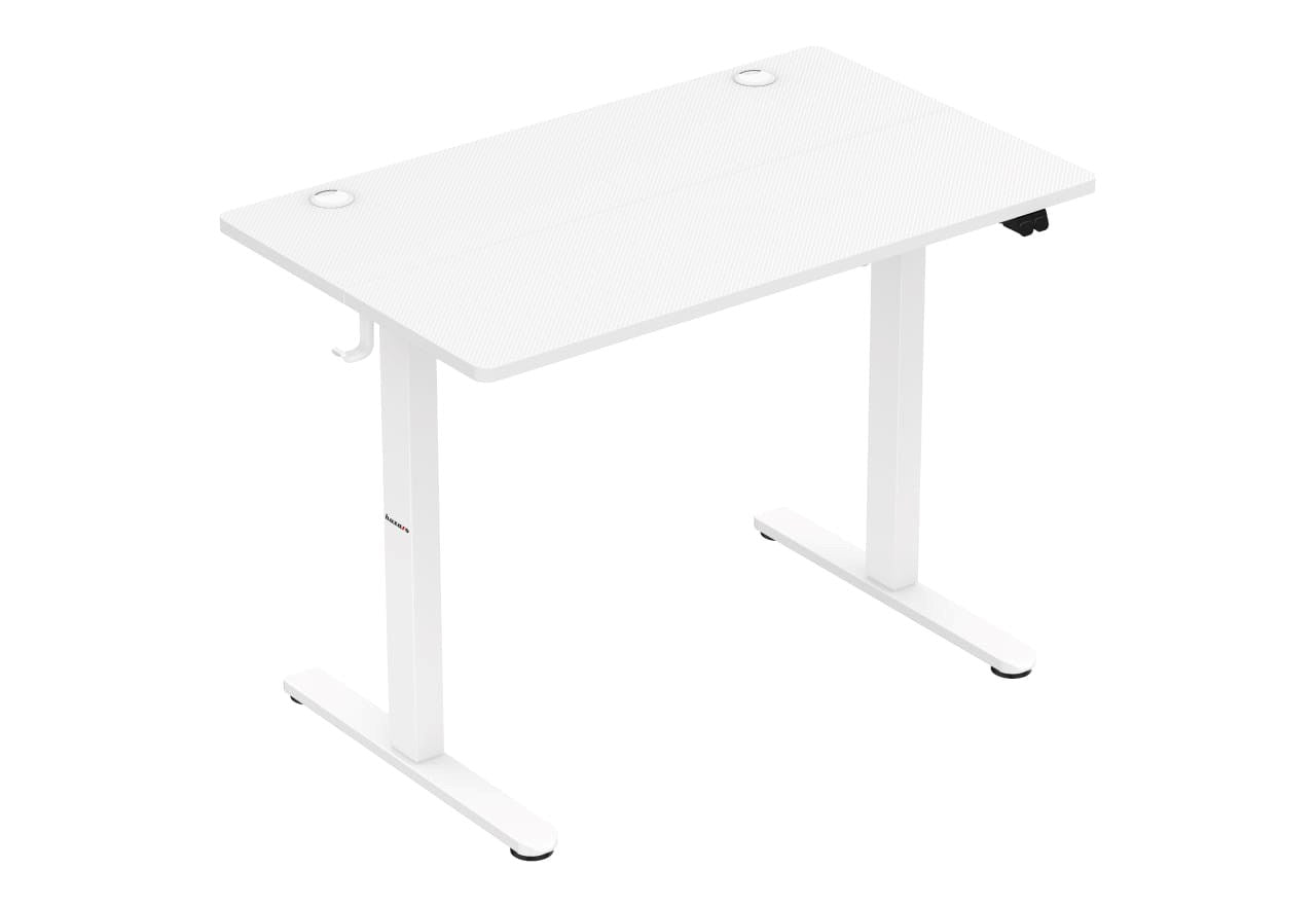 Huzaro Hero 7.9 White Height-Adjustable Electric Gaming Desk