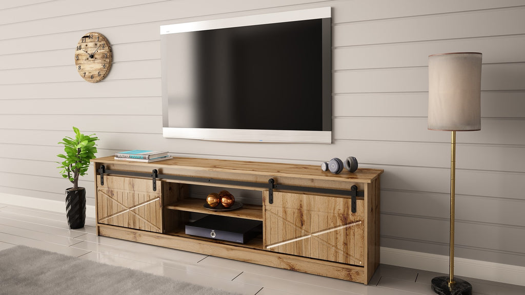 RTV GRANERO Cabinet 200x56.7x35 Wotan Oak
