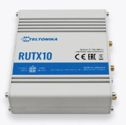 Teltonika RUTX10 Wireless Router 4-Port Switch GigE Bluetooth 4.0 (RUTX10000000) 802.11b/g/n/ac