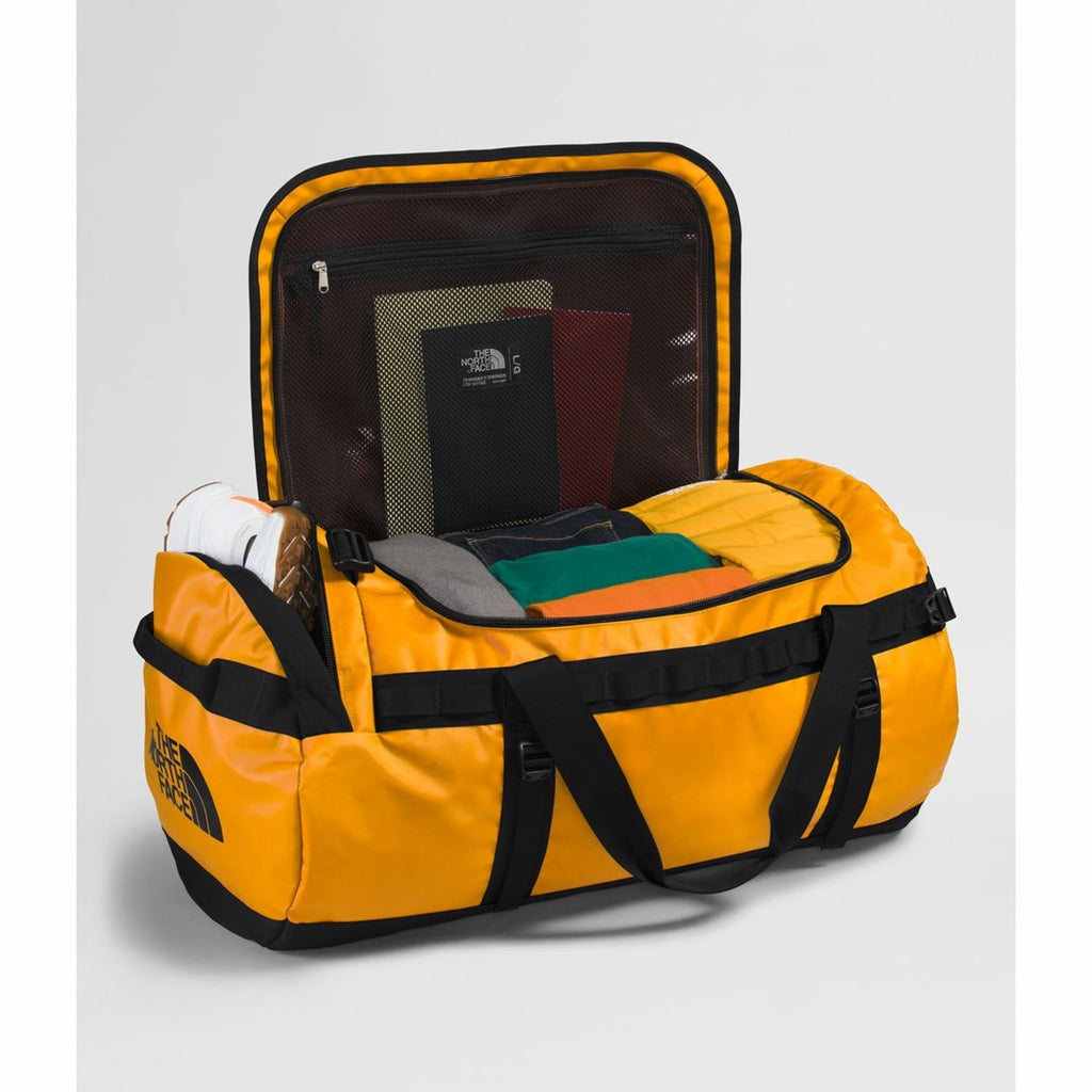 The North Face Base Camp Duffel L duffel bag 95 L Polyester Black  Yellow