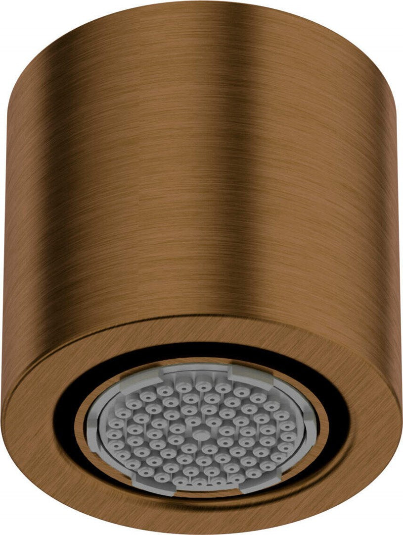 Deante 1-Function Shower Head Round Brass