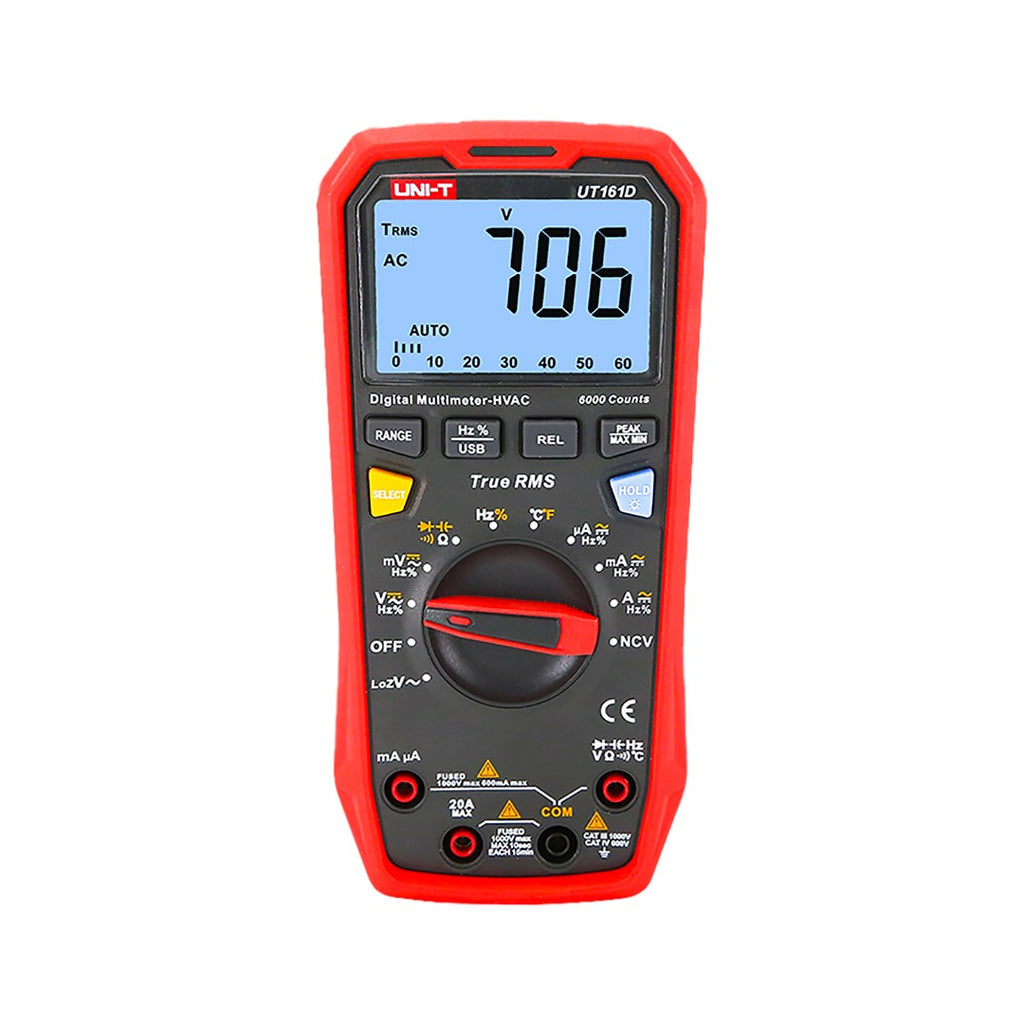 UNI-T Multimeter 825 g 230 mm x 70 mm x 170 mm Model MIE0433