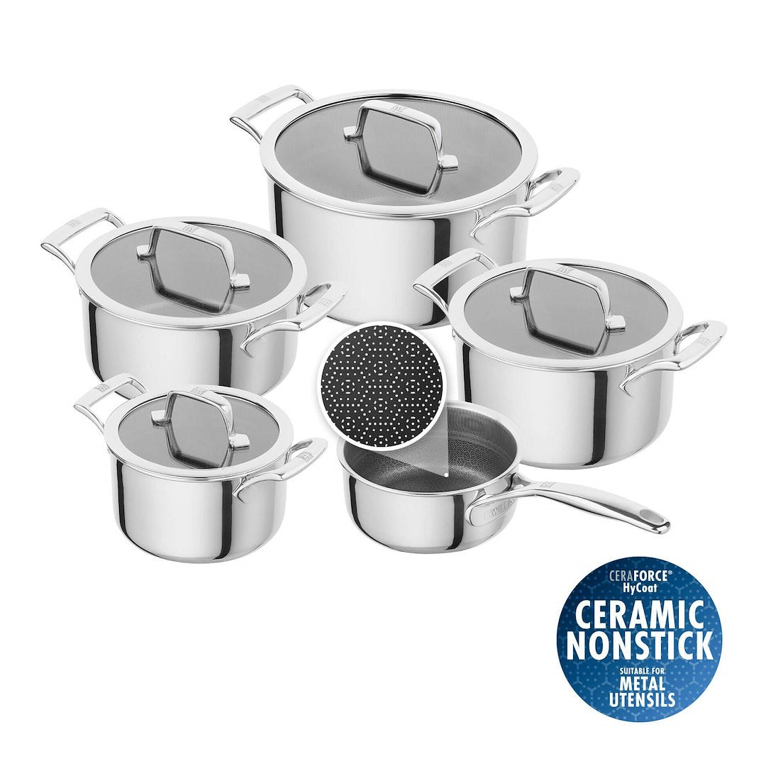 Zwilling - Cookware Set - 5-Piece - 18/10 Stainless Steel - 1034508
