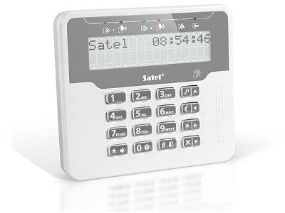 SATEL Keypad VERSA-LCDR-WH with RFID Reader