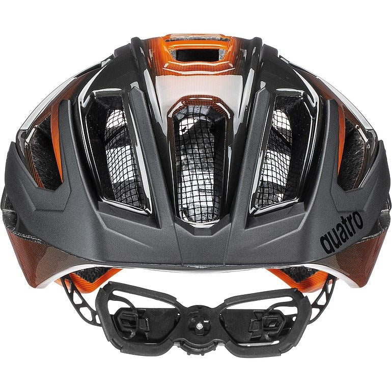 uvex quatro Orange, Titanium | Full-Face Helmet