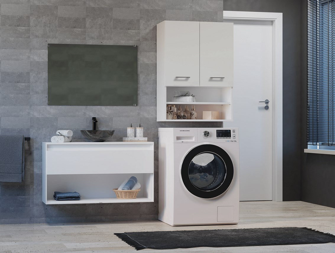 Topeshop POLA MINI DK BIEL Bathroom Storage Cabinet White