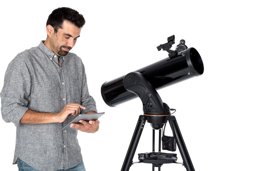 Celestron Astro Fi 130 Reflector Telescope Black 26x