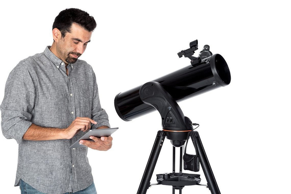 Celestron Astro Fi 130 Reflector Telescope Black 26x