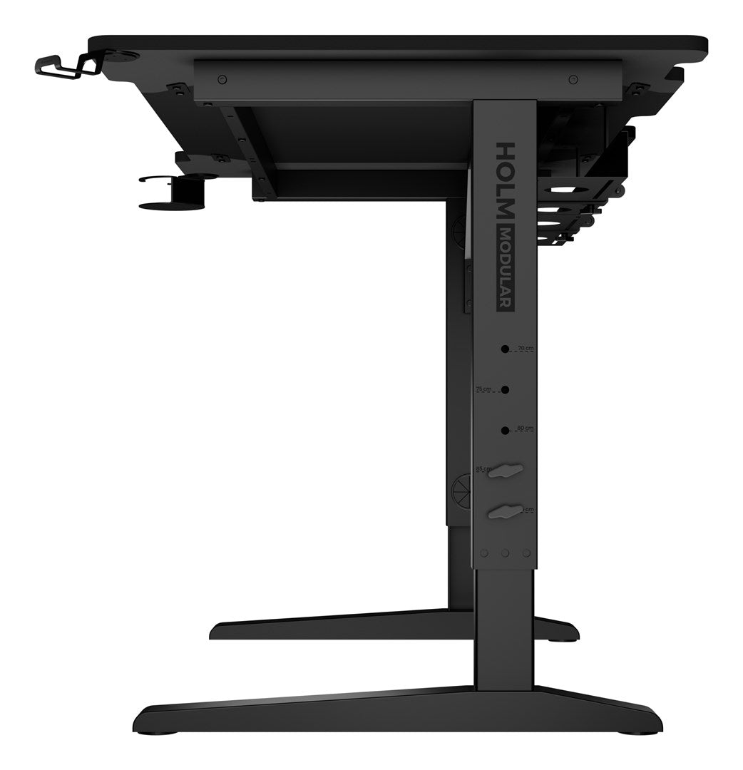 Gaming Desk Genesis Holm Modular - 120 cm - RGB Lighting - Cup Holder - Headset Hook