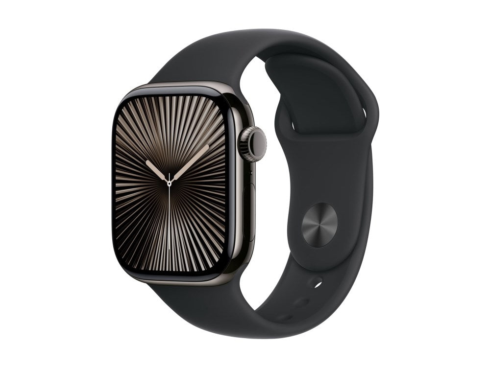 Apple Watch Series 10 Smartwatch 42 mm Slate Titanium GPS + Cellular MWXG3QC/A