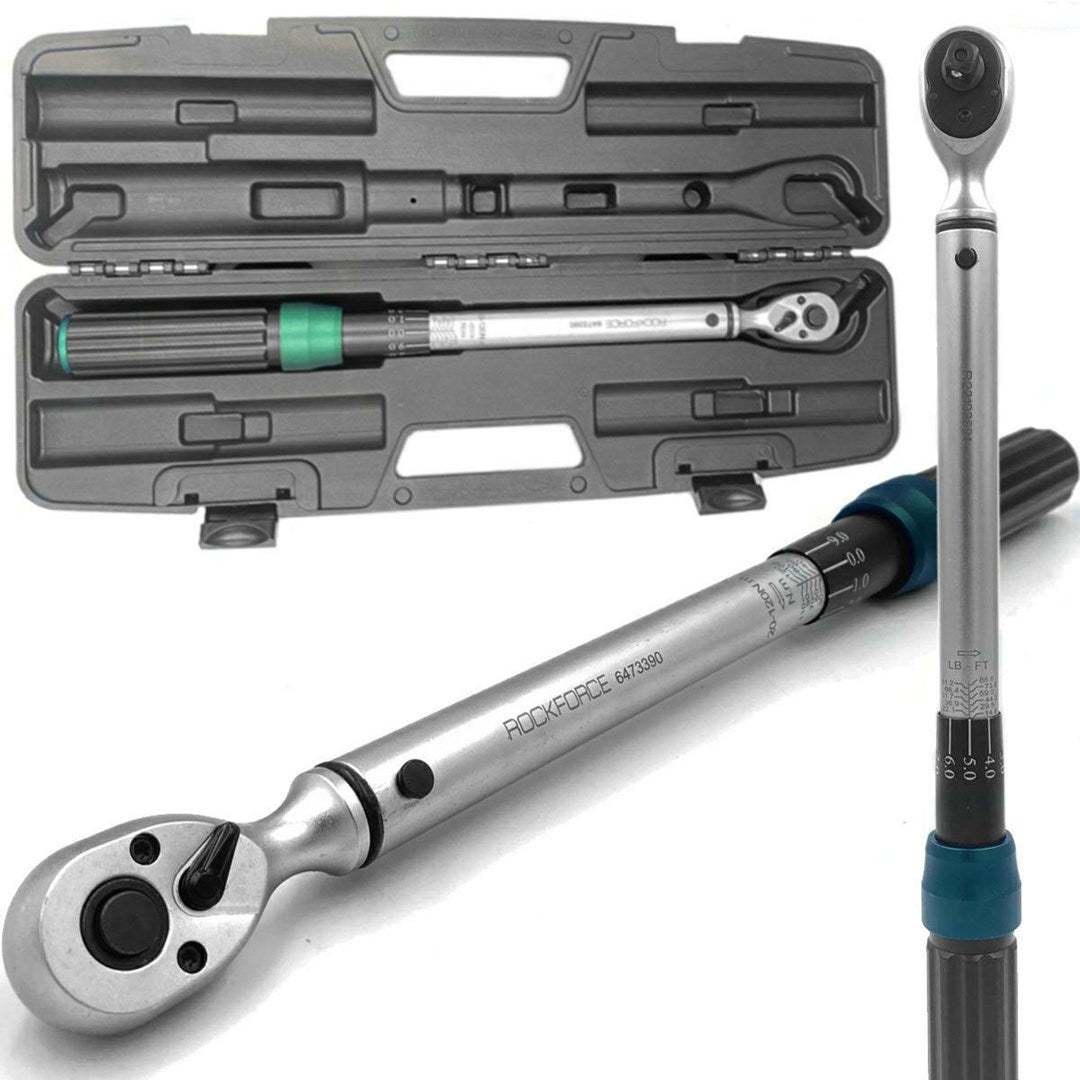 Rockforce Torque Wrench 3/8" 20-120Nm PREMIUM