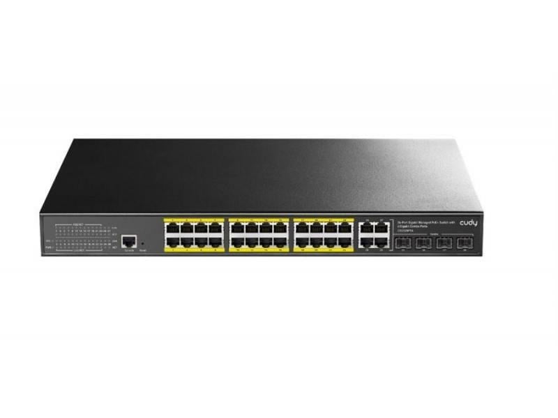 Cudy GS2028PS4 Managed L2 Gigabit Ethernet Switch PoE 10/100/1000 1U