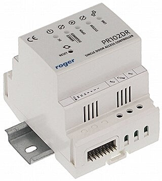 roger Access Controller PR102DR - 220 g, 110 mm x 105 mm x 80 mm