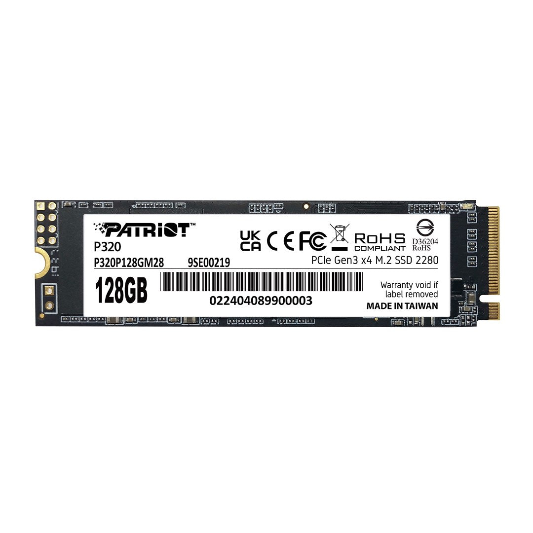 Patriot Memory P320 128 GB M.2 PCI Express 3.0 NVMe SSD