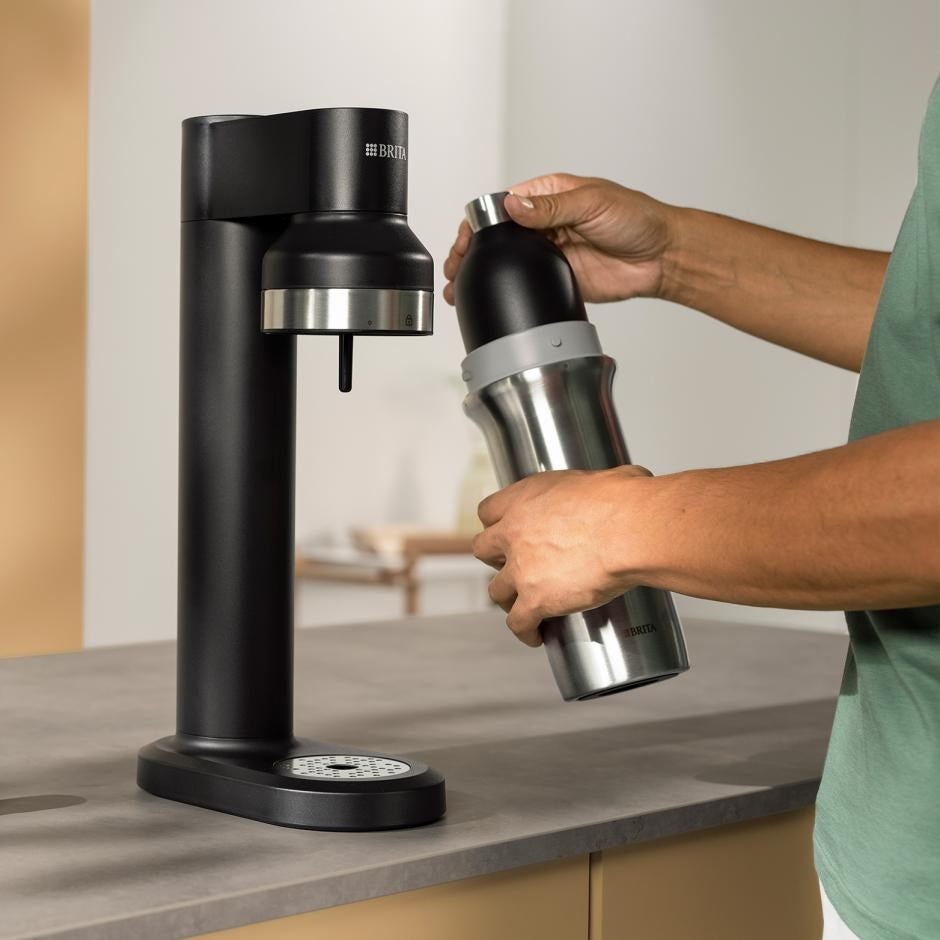 Brita sodaTRIO Soda Maker Black