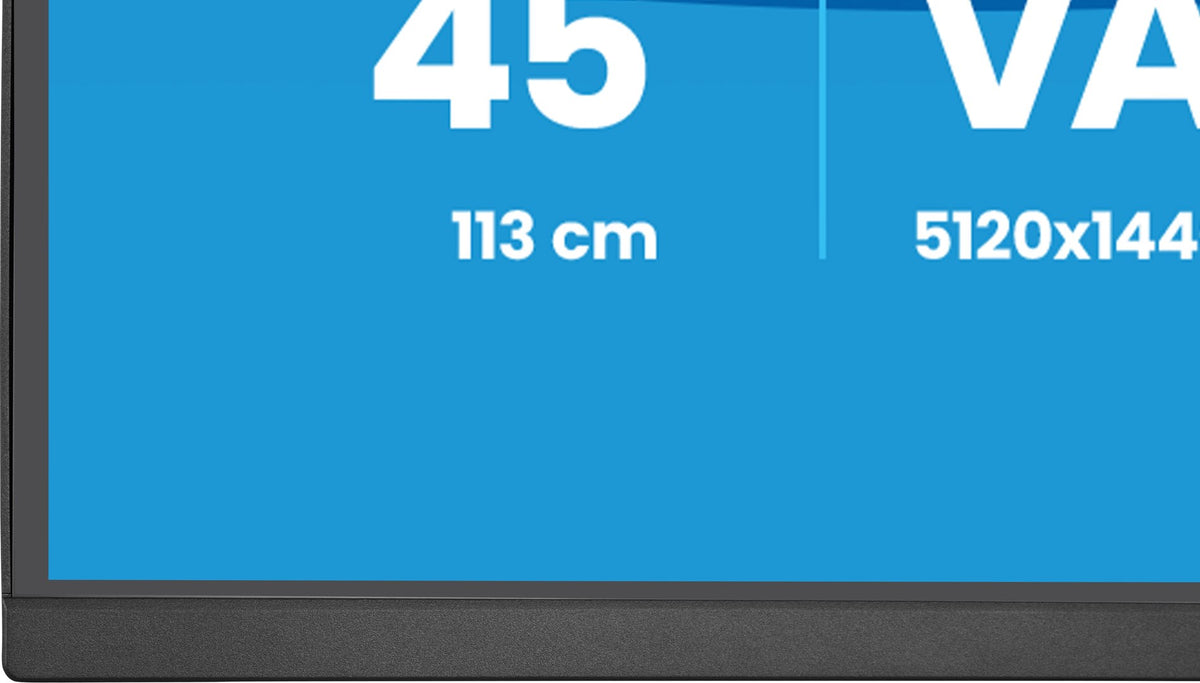 iiYAMA Computer Monitor 44.5 inch Dual QHD 5120 x 1440 75 Hz Black 580269