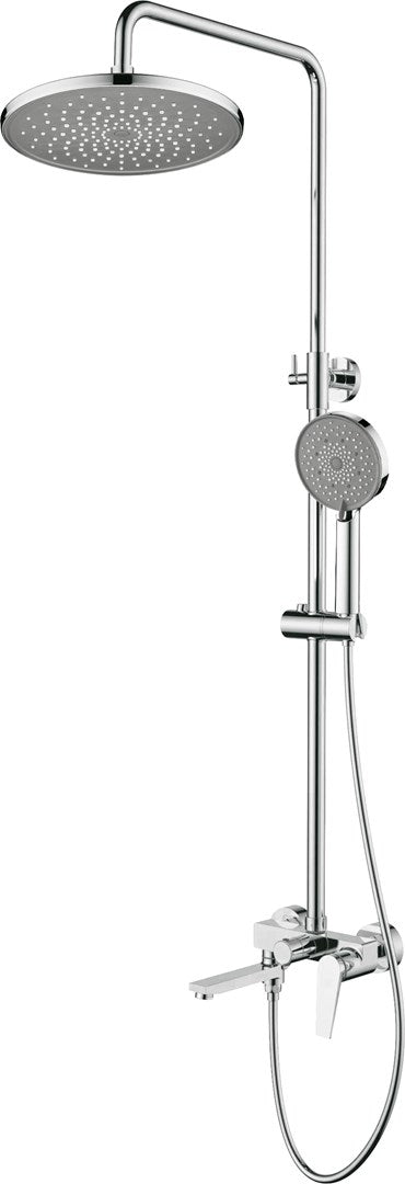 Shower system with mixing valve