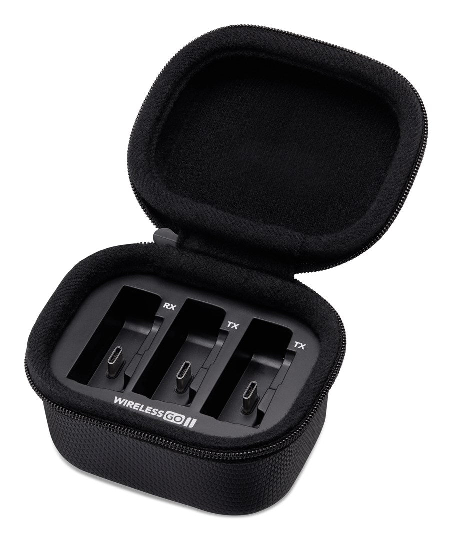 RODE Charging Case for Wireless GO II - Black - 4200 mAh - Model WIGOIICHARGINGCASE