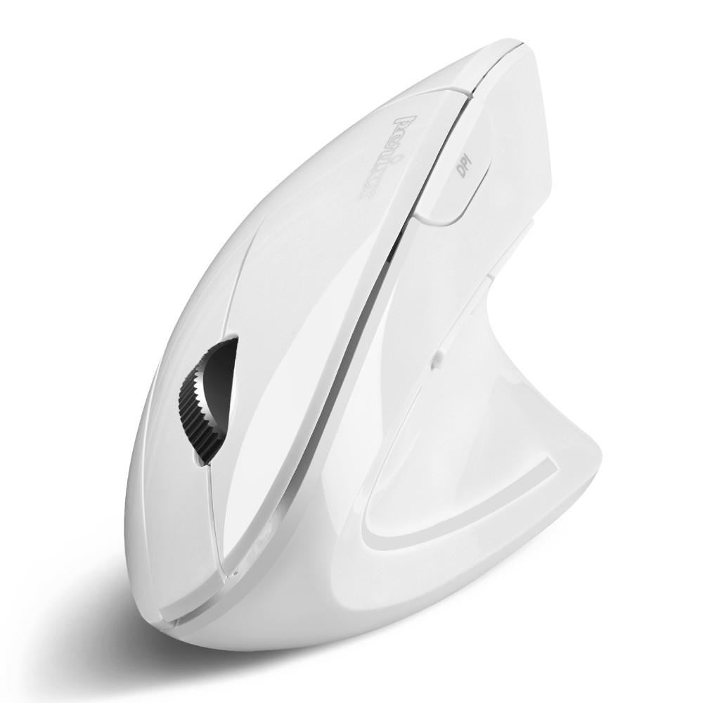 Peiying PERIMICE-813 W Vertical Wireless Mouse Ergonomic RF Bluetooth