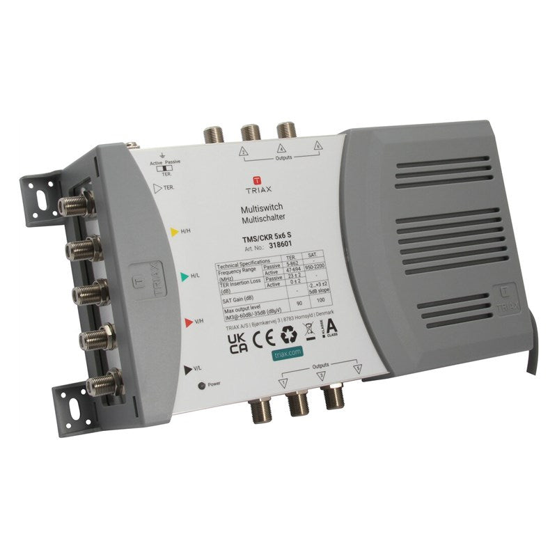 TRIAX Satellite Multiswitch 7590174 - 5 Inputs, 6 Outputs, 894 g, 70x305x155mm