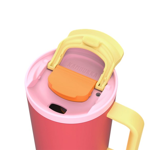 Kambukka Rio Tumbler 950 ml Pink Papaya - Insulated with Telescopic Straw