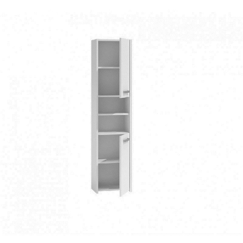 Topeshop S40 BIEL Bathroom Storage Cabinet White 40x30x170 cm