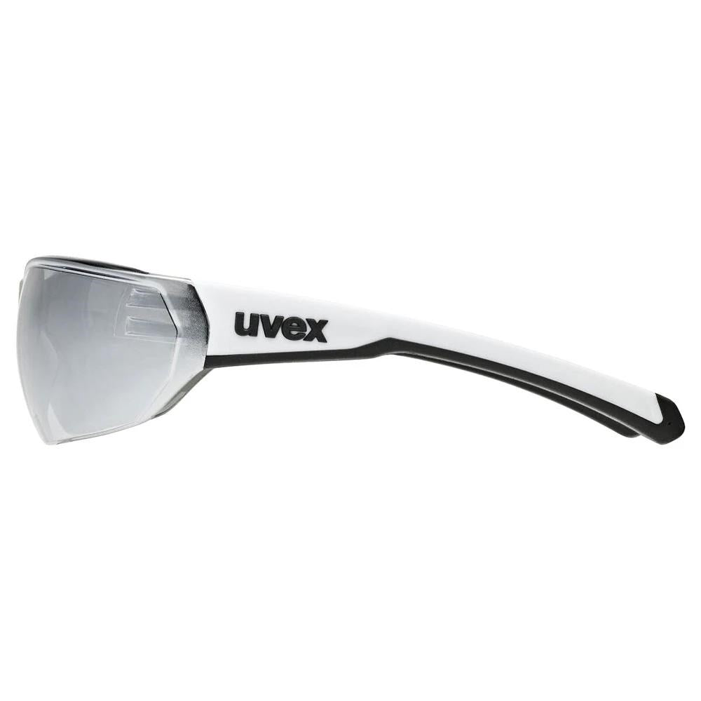 UVEX Equate cycling glasses White Matt/Mir.Silver
